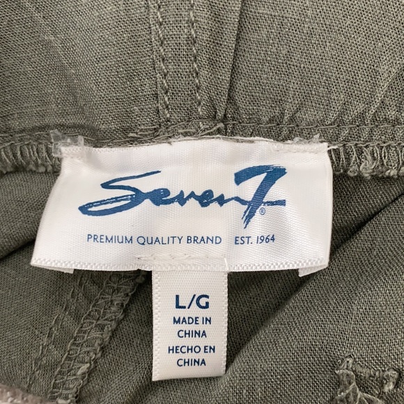 Seven7 green “Laguna” soft pull on shorts Size Large NWT. - Picture 8 of 10